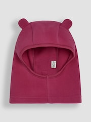 JoJo Maman Bébé Orchid Polarfleece Balaclava Hat - Image 1 of 3