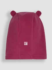 JoJo Maman Bébé Orchid Polarfleece Balaclava Hat - Image 2 of 3