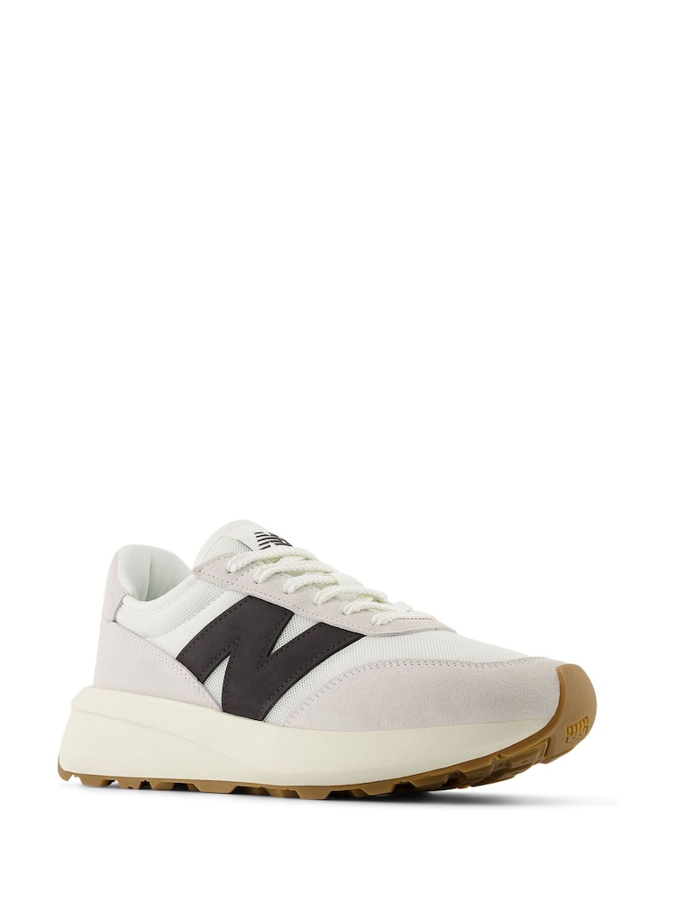 Blanc - New Balance Mens 370 Trainers - Image 3 of 13