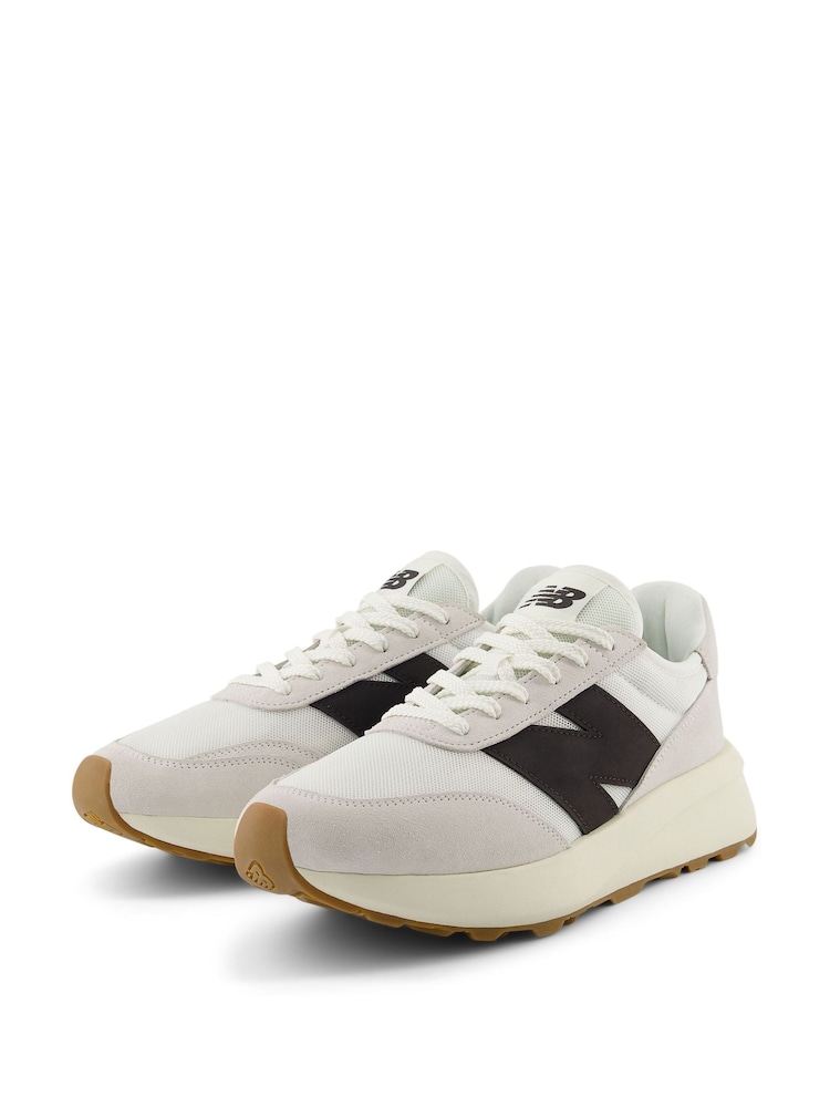 Blanc - New Balance Mens 370 Trainers - Image 6 of 13