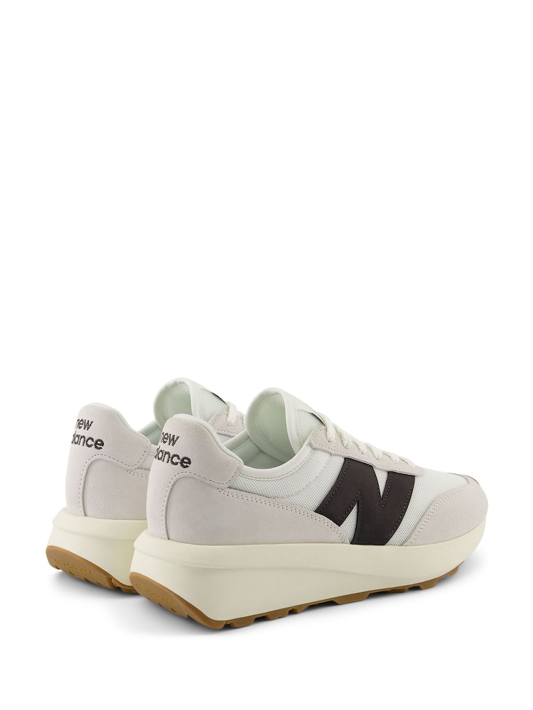 Blanc - New Balance Mens 370 Trainers - Image 7 of 13