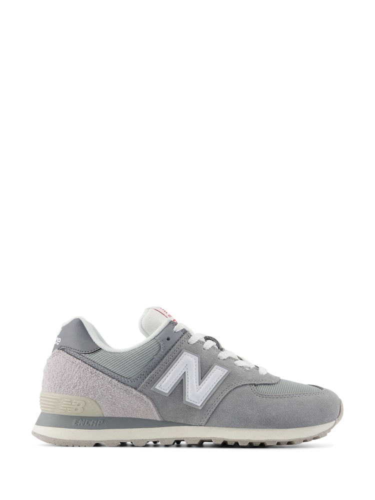 New Balance Grey Mens 574 Trainers - Image 1 of 11