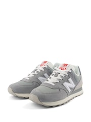 New Balance Grey Mens 574 Trainers - Image 5 of 11