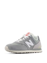 New Balance Grey Mens 574 Trainers - Image 6 of 11