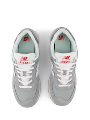 New Balance Grey Mens 574 Trainers - Image 8 of 11