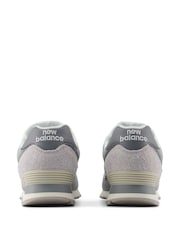 New Balance Grey Mens 574 Trainers - Image 9 of 11