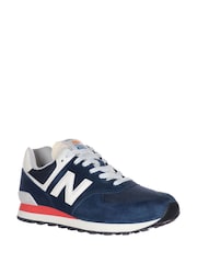 Черный - Тренажеры New Balance Mens 574 - Image 3 of 7