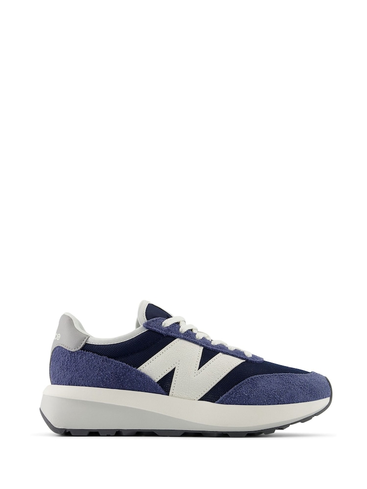 New Balance Blue Mens 370 Trainers - Image 1 of 9