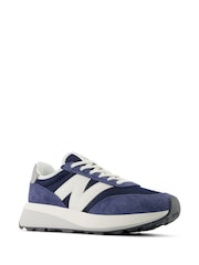 New Balance Blue Mens 370 Trainers - Image 3 of 9