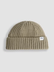 Khakigrün - JoJo Maman Bébé Rib Hat - Bild 1 von 3