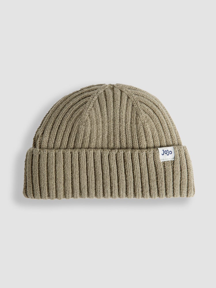 Khakigrün - JoJo Maman Bébé Rib Hat - Bild 1 von 3