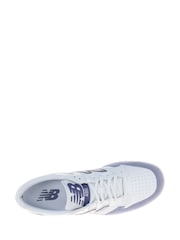 New Balance White/Purple Mens 480 Trainers - Image 3 of 7