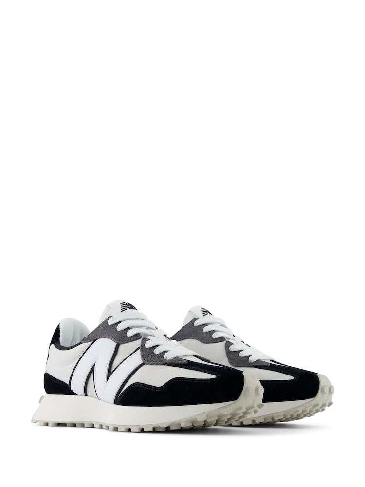 New Balance Black and Purple Mens 327 Trainers - Image 5 of 9
