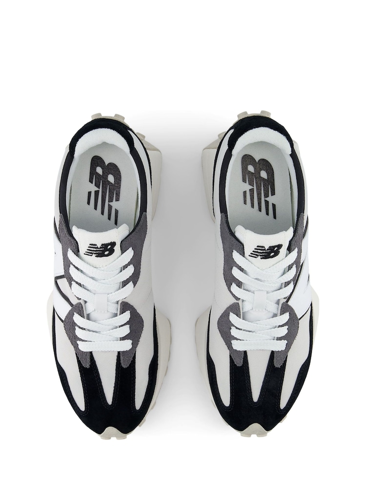 New Balance Black and Purple Mens 327 Trainers - Image 7 of 9