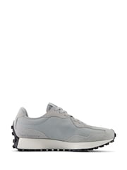 New Balance Grey Dark Mens 327 Trainers - Image 3 of 11