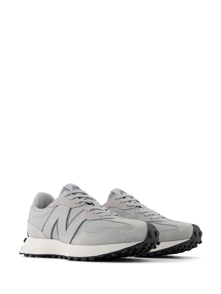 New Balance Grey Dark Mens 327 Trainers - Image 5 of 11