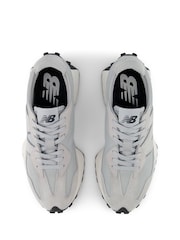 New Balance Grey Dark Mens 327 Trainers - Image 9 of 11