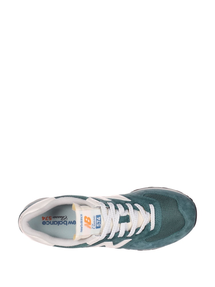 New Balance Green Mens 574 Trainers - Image 4 of 5