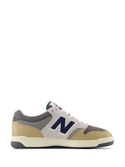 New Balance Grey/Stone Mens 480 Trainers - Image 1 of 13