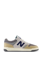 New Balance Grey/Stone Mens 480 Trainers - Image 2 of 13