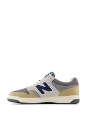 New Balance Grey/Stone Mens 480 Trainers - Image 5 of 13