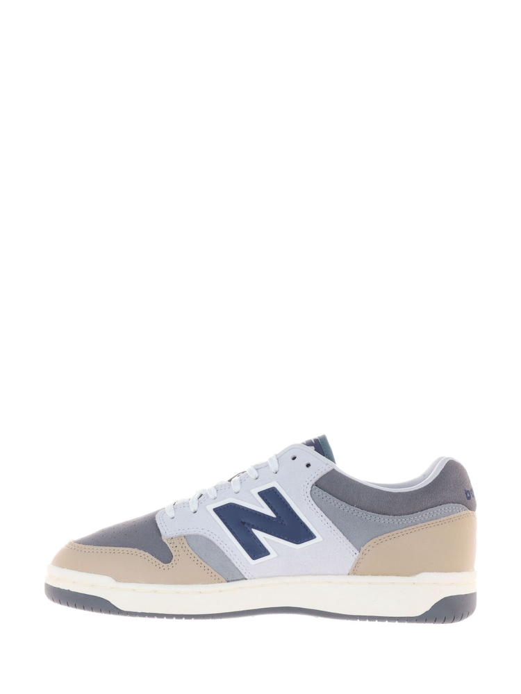 New Balance Grey/Stone Mens 480 Trainers - Image 6 of 13
