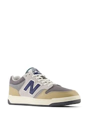 New Balance Grey/Stone Mens 480 Trainers - Image 7 of 13