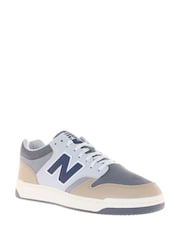 New Balance Grey/Stone Mens 480 Trainers - Image 8 of 13
