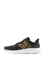 New Balance Black/Yellow Mens 411 Trainers - Image 2 of 7