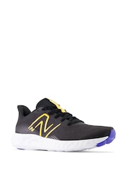 New Balance Black/Yellow Mens 411 Trainers - Image 3 of 7