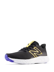 New Balance Black/Yellow Mens 411 Trainers - Image 4 of 7