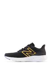 New Balance Black/Yellow Mens 411 Trainers - Image 5 of 7