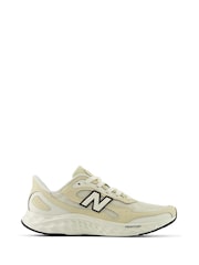 New Balance Cream Mens Fresh Foam Arishi V4 Trainers - Image 1 of 8