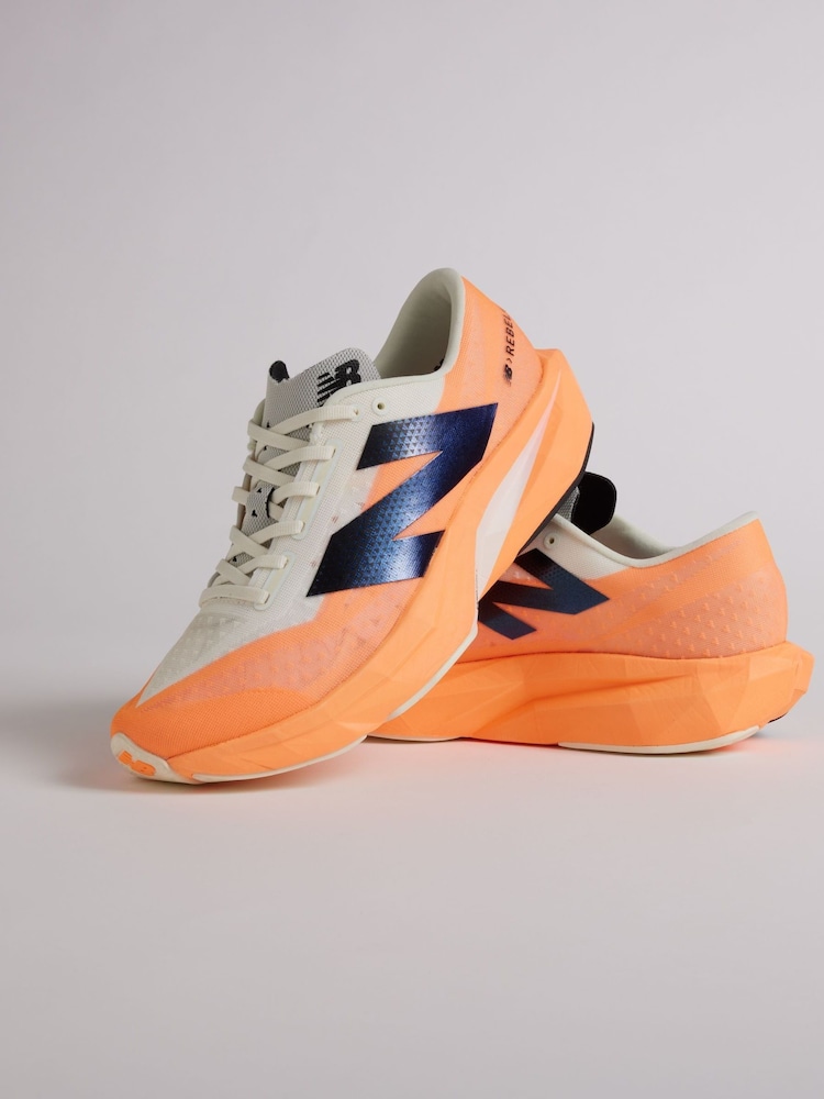 New Balance Orange/White Mens Fuelcell Rebel Trainers - Image 22 of 22