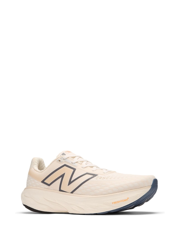 New Balance Cream Mens Fresh Foam 1080 V14 Trainers - Image 1 of 11