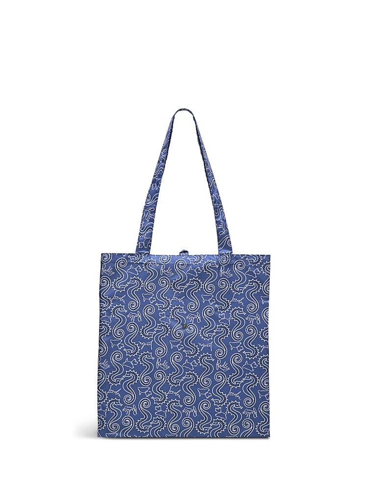 Radley London Blue Seahorse Responsible Foldaway Bag - Image 2 of 4