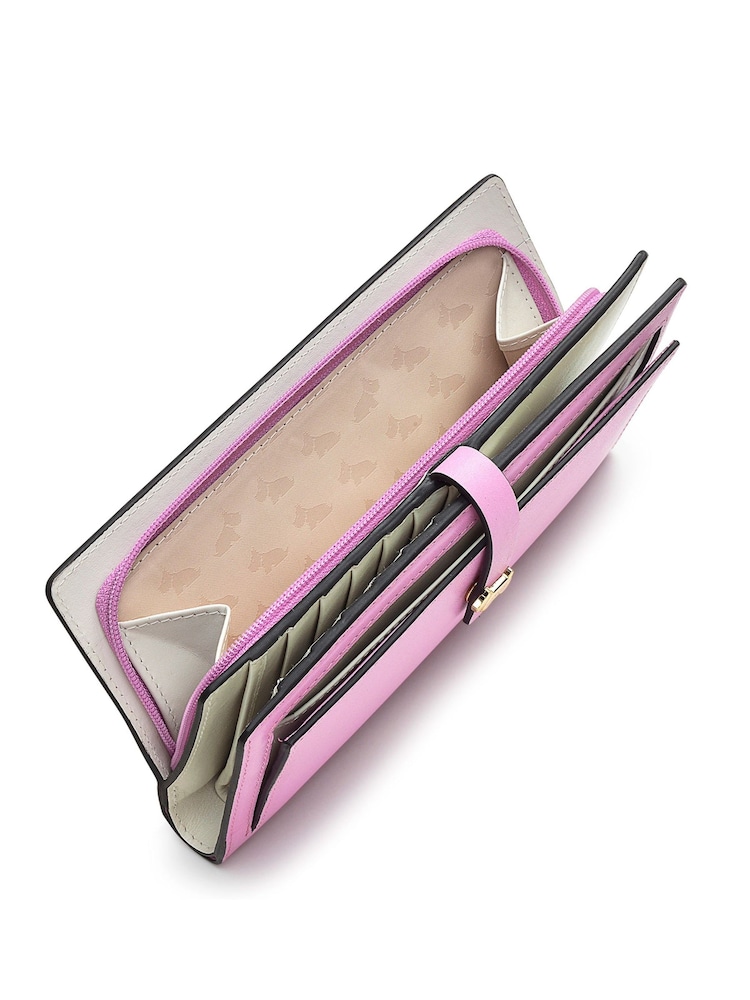 Radley London Pink Newick Road Large Bifold Matinee Purse - Image 4 of 4