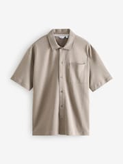 Black/Neutral Textured Jersey Short Sleeve Shirts 2 Pack - Image 10 of 12