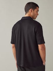 Black/Neutral Textured Jersey Short Sleeve Shirts 2 Pack - Image 5 of 12