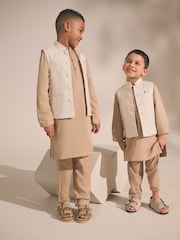 Blanco crudo - Chaleco Eid (3 meses - 16 años) - Imagen 2 de 8