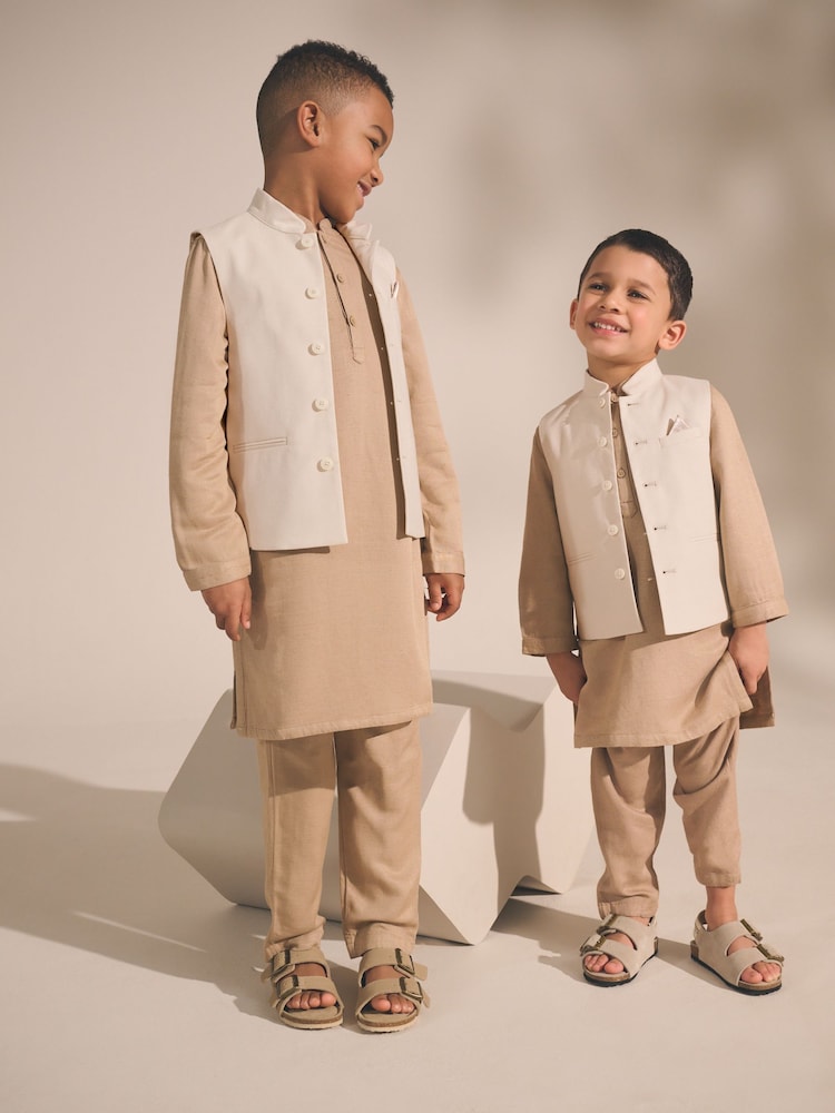 Vison marron uni - EID Kurta (3mths-16yrs) - Image 3 of 11