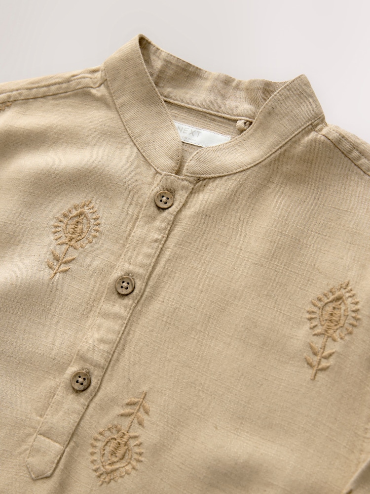 Broderie feuille neutre - Eid Kurta (3mths-16yrs) - Image 7 of 8