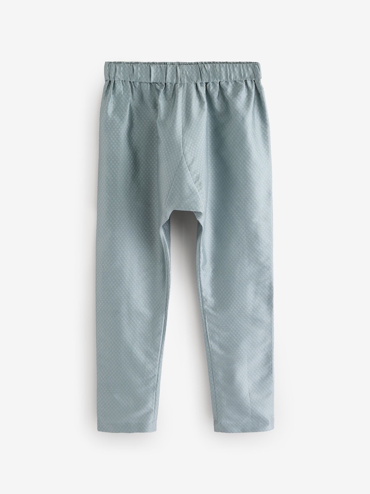 Mineral Green EID Kurta Trousers (3mths-16yrs) - Image 1 of 4
