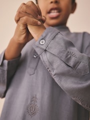 Light Blue EID Kurta (3mths-16yrs) - Image 4 of 8