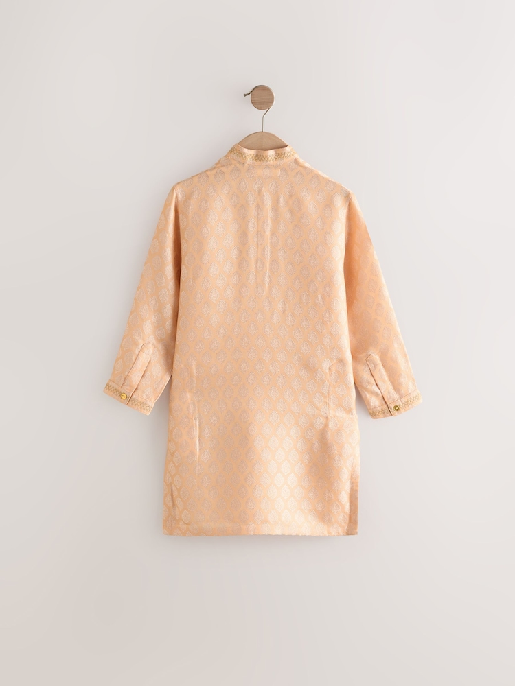 Orange clair EMB - EID Kurta (3mths-16yrs) - Image 6 of 8