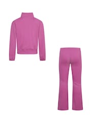 Nike Pink Little Kids Swoosh Half Zip and Leggings Set - Image 2 of 5