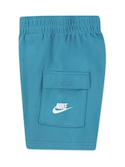 Nike Blue Little Kids T-Shirt and Cargo Shorts Set - Image 3 of 5