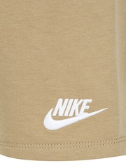 Nike Cream Little Kids Club Express T-Shirt and Shorts Set - Image 4 of 4