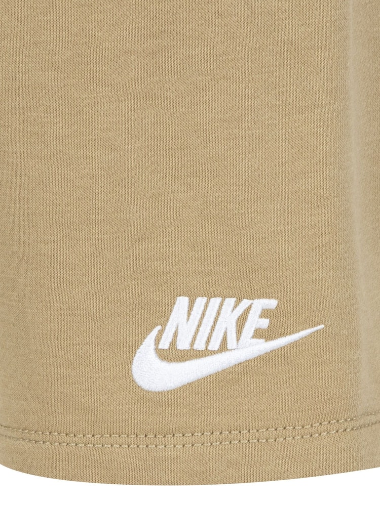 Nike Cream Little Kids Club Express T-Shirt and Shorts Set - Image 4 of 4