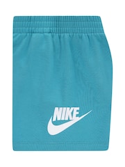 Nike Blue Little Kids Club T-Shirt and Shorts Set - Image 4 of 5
